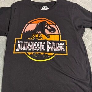 Jurassic Park Black Graphic T-Shirt